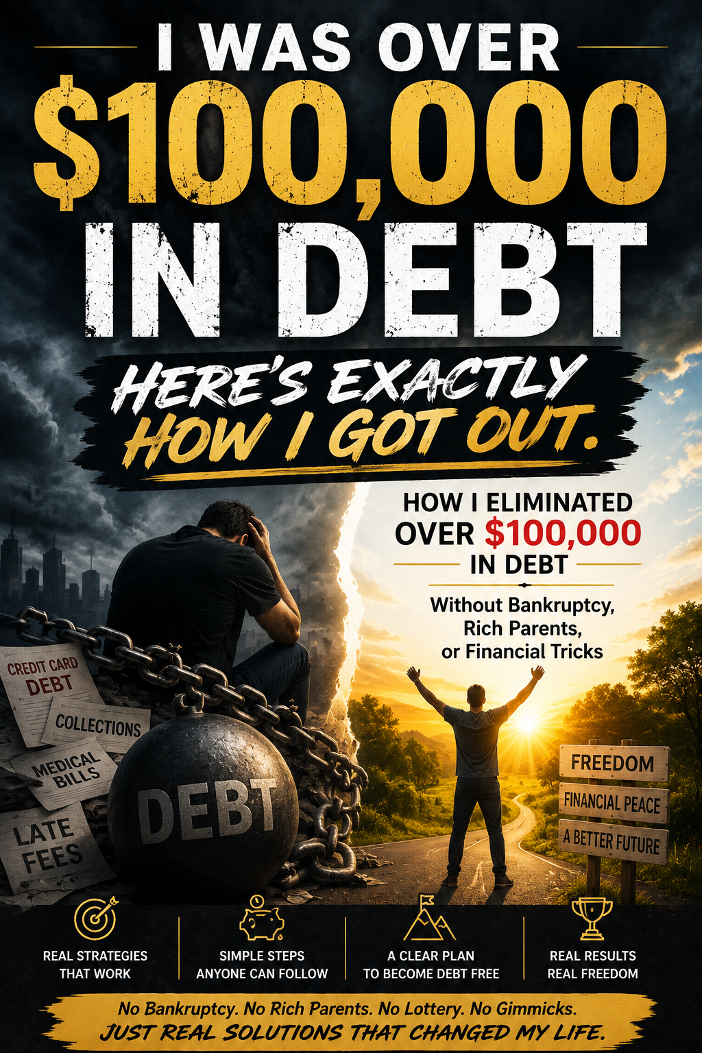 I Was Over $100,000 in Debt - Here's Exactly How I Got Out PDF Guide